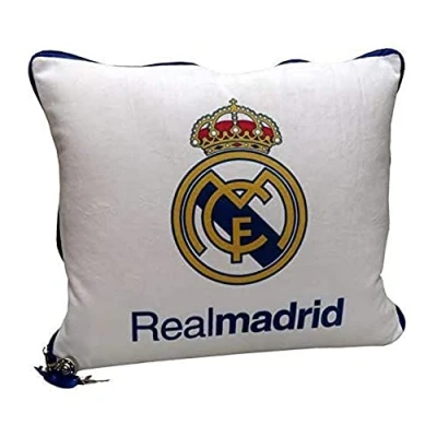 Image de Real Madrid Secret Référence CP Coussins Textiles pour la Maison Unisexe Adulte, Synthétique, Multicolore (Multicolore), Unique