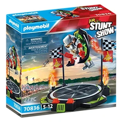 Image de Playmobil 70836 Air Stuntshow Pilote avec réacteur Dorsal Cascadeur Spectacle