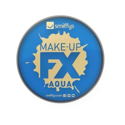 Image de Smiffys Maquillage FX Smiffys, peinture à l&#039;eau pour le visage et corps, bleu royal, 16ml, base d&#039;eau