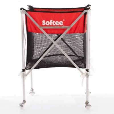 Image de Softee Ballon Filet Chariot Porte Bagages en Aluminium Rouge Femme, Taille Unique