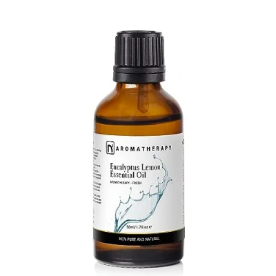 Image de n2 Aromatherapy Huile Essentielle d&#039;Eucalyptus Citronné 50 ml pour Aromathérapie, Diffuseur, Mélange de Massage