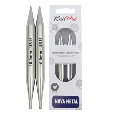 Image de KnitPro KP10410 Aiguilles Interchangeables Circulaires Normales Bois Multicolore 38,5 x 0,5 1,6 cm