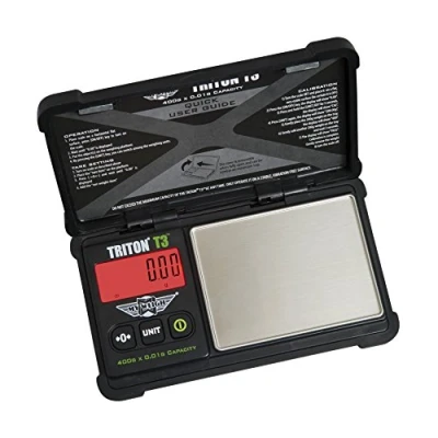 Image de My Weigh, balance numérique de poche Triton T3 avec une capacité 400 g x 0,01, noir