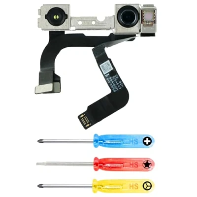 Image de MMOBIEL Nappe Caméra Frontale Compatible avec iPhone 12/12 Pro Camera Avant de Rechange INCL. Tournevis