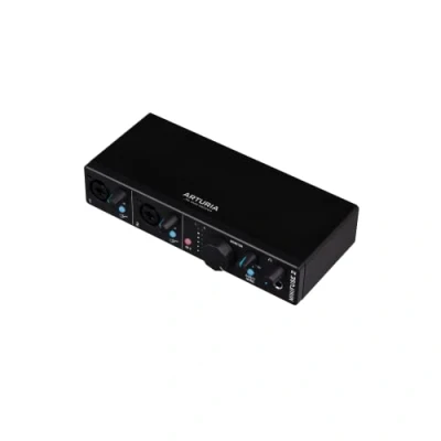 Image de Arturia MiniFuse 2 Interface Audio USB Compacte de Qualité Studio pour Production, Podcasting, Guitare, Fournie avec une Suite Logiciels Créatifs Noir