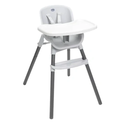 Image de Chicco, Chaise Haute Évolutive, Polly Zest pour Bébés de 6 Mois à 40 kg, avec Siège lavable, Harnais 5 Points et Plateau Amovible, Pliage Compact, Légère Peu encombrante