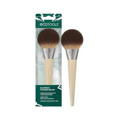 Image de EcoTools Blurring Powder Makeup Brush, For Loose &amp; Pressed Powder, Large Fluffy, Synthetic Bristles, Eco Friendly, Cruelty Free, Vegan, 1 Count