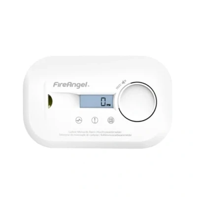 Image de FireAngel FA6812 Détecteur de Monoxyde Carbone Numérique à Écran LCD avec Durée Vie 10 Ans, Portable, pour Maison, Voyages, Caravanes