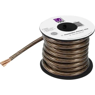 Image de Câble de masse TRU COMPONENTS CCA 1567040 1 x 35 mm² Noir Transparent
