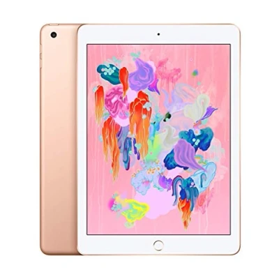 Image de Apple 2018 iPad (9.7 Pouces, Wi FI, 32 Go) Or (Reconditionné)
