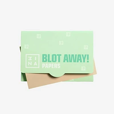 Image de 3INA MAKEUP Blotting Paper Papiers buvards matifiants Mattifying Élimine l&#039;excès d&#039;huile Éponge la brillance Format voyage 50 feuilles Facile à utiliser Vegan Cruelty Free