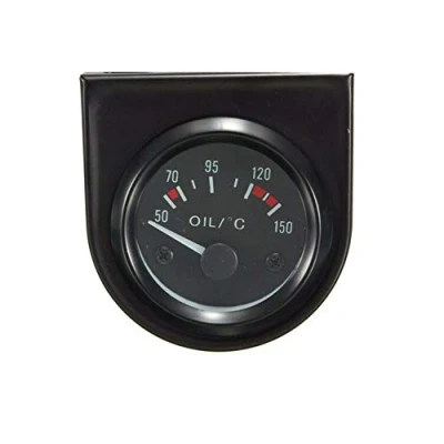 Image de Mintice 2&quot; 52mm Universel Moteur de Voiture Teinte fumée Len lumière indicateur Mesure la jauge température d&#039;huile mètre