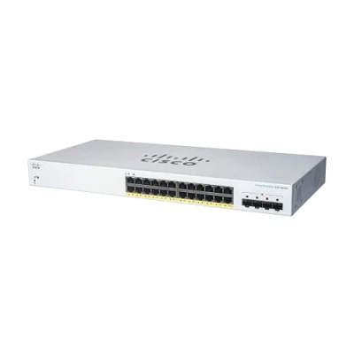 Image de Cisco Commutateur Intelligent Business CBS220 24T 4G 24 Ports GE SFP 4 x 1G Garantie matérielle limitée de 3 ans (CBS220 EU)