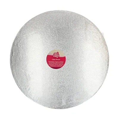 Image de Support à gâteau Rond Drum SILVER (choisir la taille) Ø50.5CM Disponible UNIQUEMENT en Click and Collect
