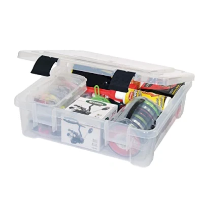 Image de PLANO ProLatch Boîte de rangement XXL en plastique avec séparateurs amovibles