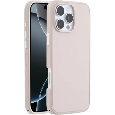 Image de OtterBox Coque Symmetry Series MagSafe pour iPhone 16 Pro Max, Antichoc, résistante aux Chutes, de Protection Fine, supporte 3X Plus Chutes Que la Norme Militaire, Rose