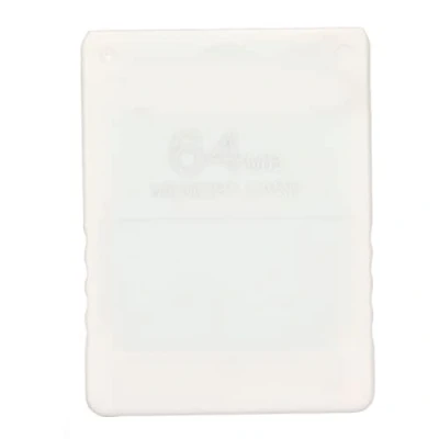Image de Carte Mémoire pour , de Jeu Haute Vitesse 64 Mo FMCB V1.966 Données Externe Plug and Play Console 2(Blanc)