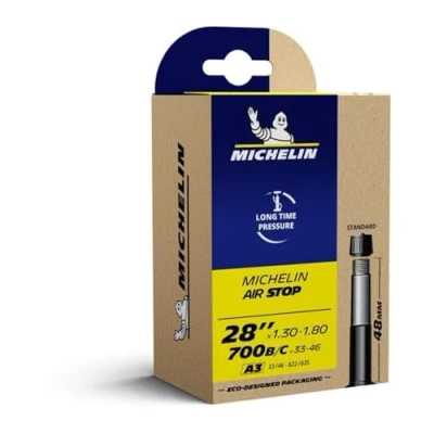 Image de MICHELIN A3 Airstop Camera d&#039;aria Unisex Adulto, Noir, 48 mm