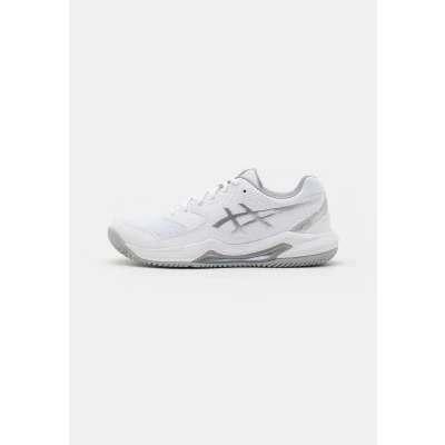 Image de Asics Geldedicate 8 Chaussures de padel, Femme, Taille: 42.5, White/pure silver Tissu / matière synthétique