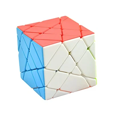 Image de Yealvin Cube d&#039;axe, 4 x axes Magic Speed sans autocollant Fisher casse tête Jouets pour enfants