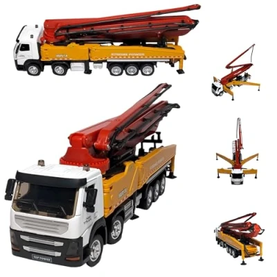 Image de COIL 1709 1:50 Camion jouet avec pompe à béton, roues en caoutchouc, éléments métalliques, partir de 8 ans, jaune