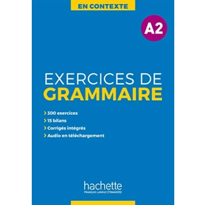 Image de En Contexte : Exercices de grammaire A2 + audio MP3 corrigés Livre d’occasion Correct