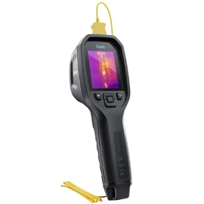 Image de caméra thermique FLIR TG268 avec super résolution Spot IR (320 x 240) et laser Bullseye : infrarouge de qualité commerciale pour l&#039;inspection des bâtiments, le CVC l&#039;électricité
