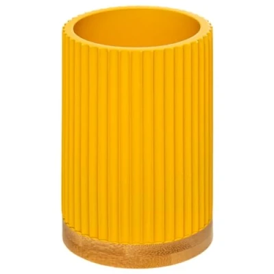 Image de 5five Pot à brosses Dents Modern Color Jaune Moutarde