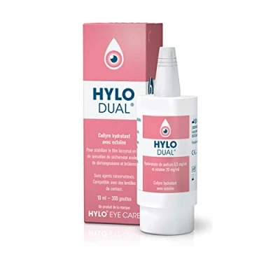 Image de HYLO DUAL Collyre Hydratant avec Ectoïne 10ml