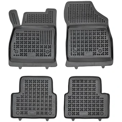 Image de REZAW PLAST 200522 Ensemble de tapis sol Caoutchouc avant et arrière 4 noir Sur mesure OPEL: Astra K 3/5 portes