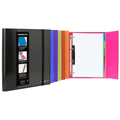 Image de Grafoplás 88212030 Collection Multiline Carpesano 4 anneaux A4 et recharge Bleu