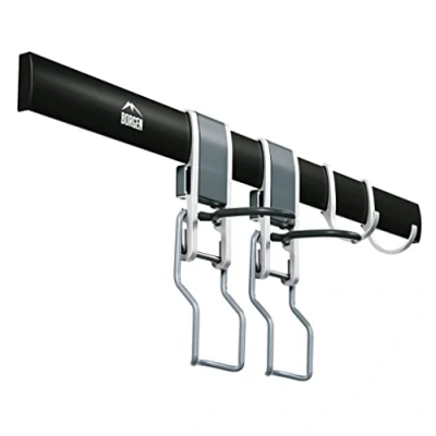Image de Borgen support vélo mural vertical, Pour tout type de vélo, dont vélos électriques, VTT, course, Réglage continu, Porte