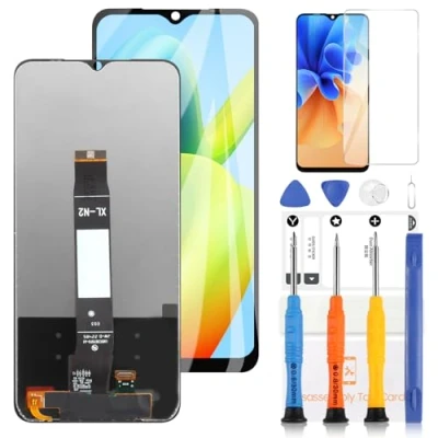 Image de LADYSON Écran LCD pour Xiaomi Redmi A2/Redmi A2+ Remplacement de l&#039;écran A1/Redmi A1+ Tactile Digitizer Assemblée Pièces Réparation avec Outils(6.52&quot;,Noir)