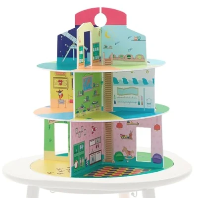 Image de Maison de Jeu Stokke MuTable Version 2023 Comprend Une Aire Jeux, familiale, Un musée et Jardin d&#039;enfants Fabriqué en Bois, Assemblage sans vis À partir 3 Ans