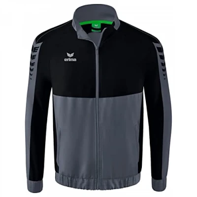 Image de Erima Unisex Six Wings presentation jacket, slate grey/noir, L
