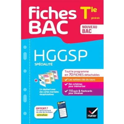 Image de fiches Bac HGGSP Tle (spécialité) 2025: tout le programme en de révision détachables Livre d’occasion Correct