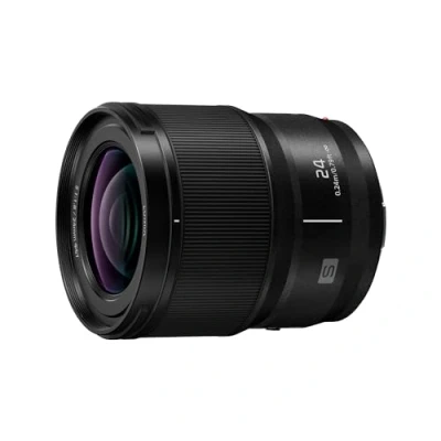 Image de Panasonic Lumix S 24mm F1.8 Objectif à focale fixe Plein Format S24E (Bokeh, Portraits, Vidéo, Tropicalisé, Compact et léger) Noir Compatible monture L