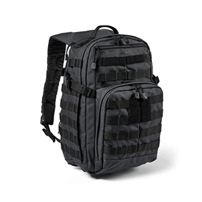 Image de 5.11 Sac à Dos Tactique Imperméable Robuste Fonctionnel Trekking Mission 16 Compartiments Emplacement pour Réservoir d&#039;Hydratation Modèle Rush 12 Double Tap