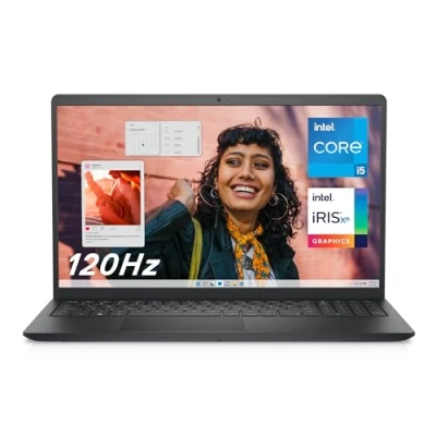Image de Dell Inspiron 3530 Laptop 15.6 FHD Display, Intel Core i5 1334U, 16 GB DDR4 RAM, 512 SSD, Iris XE Graphics, Windows 11 Home Carbon Black, French Keyboard