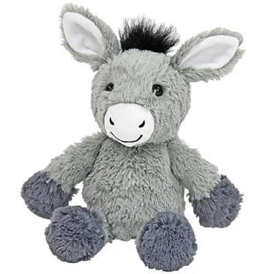 Image de Kögler Winfried Koegler 76901 Ane Johnny, 24 cm env, Peluche avec Fonction de Reproduction, répète Tout et Bouge, 76901, Gris