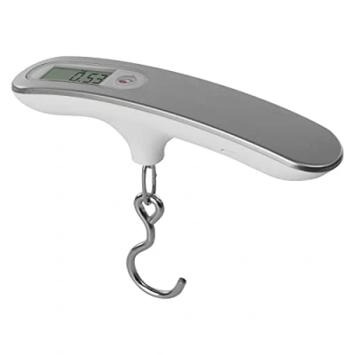 Image de EMOS Balance à suspendre numérique/balance bagages/balance poisson/balance de voyage avec fonction pesée, sangle, écran LCD, max 50 kg, précision 10 g, piles incluses