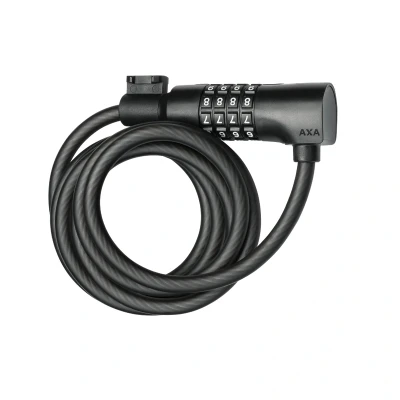 Image de CANDADO CABLE AXA RESOLUTE C8 COMBI.180cm 8mm NEGR