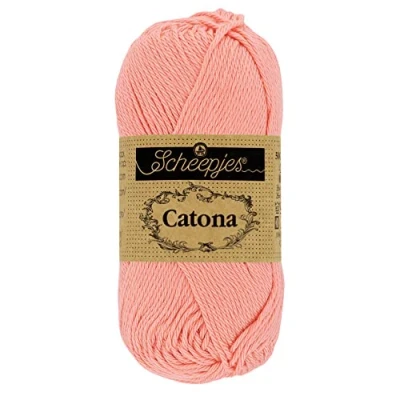 Image de Scheepjes Catona 264 Lumière Corail Fil 10x10g