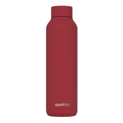 Image de Quokka Solid FireBrick Red 630 ML Bouteille d&#039;eau en Acier Inoxydable avec Isolation par Double Paroi Gourde Reutilisable sans BPA maintient Le Liquide Froid jusqu&#039;à 24h, Chaud 12h