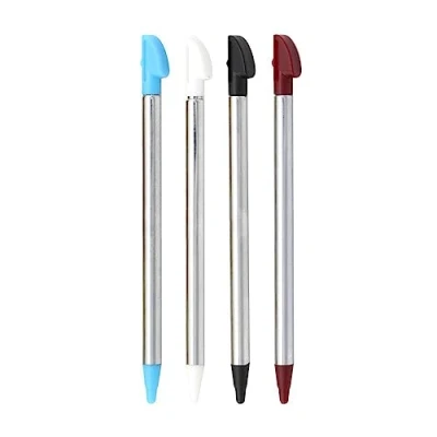 Image de OSTENT Stylet Tactile de Jeu en MéTal RéGlable Compatible avec Console Nintendo 3DSLL/XL Lot 4