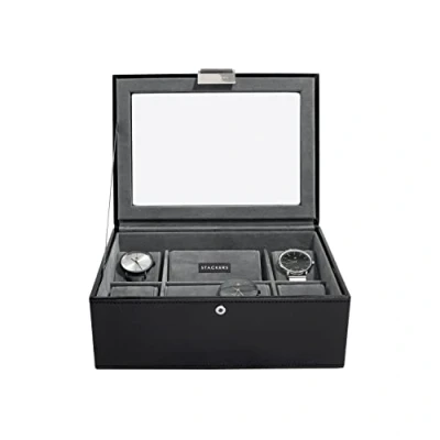 Image de Stackers Coffret à Montres de 8 espaces en Noir