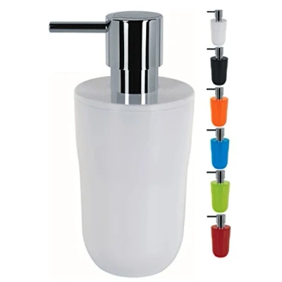 Image de Spirella Distributeur de savon liquide Capacité 7,5 x 16,5 cm 300 ml Blanc