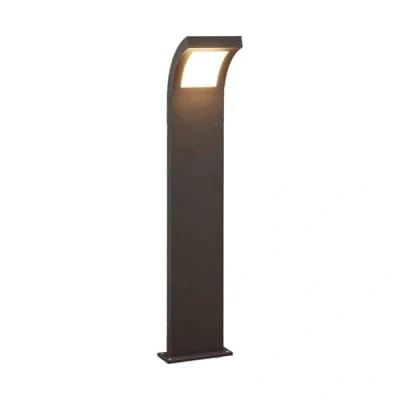 Image de LED Eclairage Exterieur Advik (Moderne) en Noir Aluminium (1 lampe,à), Luminaire Exterieur, Lampe Jardin, Borne Lumineuse