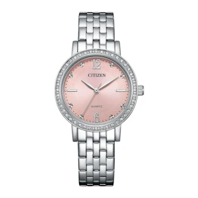 Image de Citizen Femmes Analogique Automatique Japonais Montre avec Bracelet en Acier Inoxydable EL3100 55W