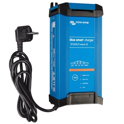 Image de Victron Energy Blue Smart IP22 Chargeur de Batterie 3 Sorties 12 Volts 20 amp 230 V, CEE 7/7, Bluetooth